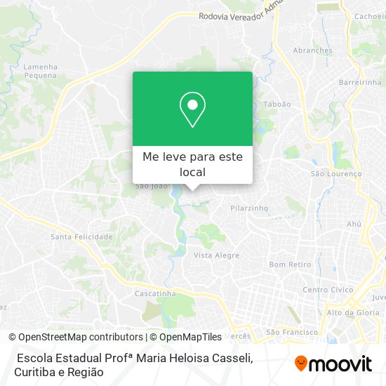 Escola Estadual Profª Maria Heloisa Casseli mapa