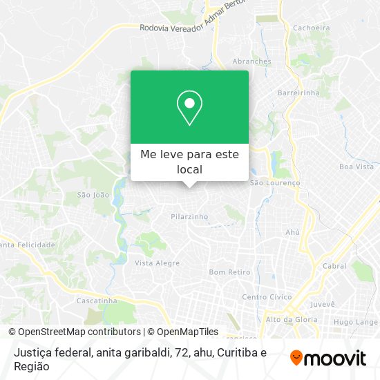 Justiça federal, anita garibaldi, 72, ahu mapa