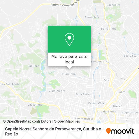 Capela Nossa Senhora da Perseverança mapa