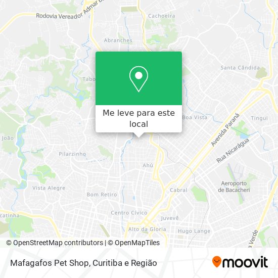Mafagafos Pet Shop mapa