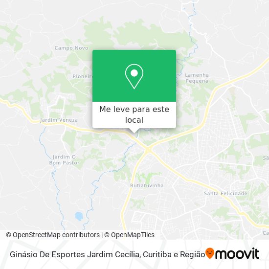 Ginásio De Esportes Jardim Cecília mapa
