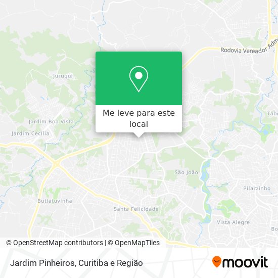Jardim Pinheiros mapa