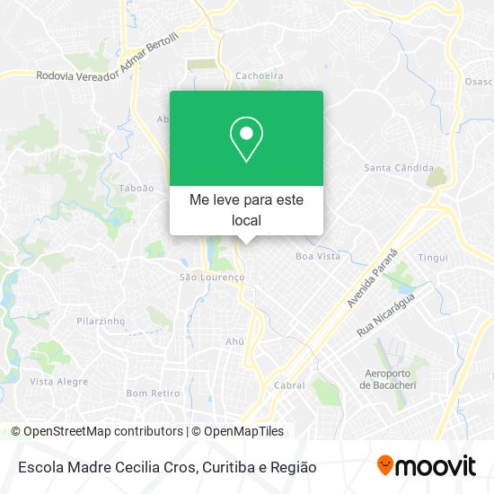 Escola Madre Cecilia Cros mapa