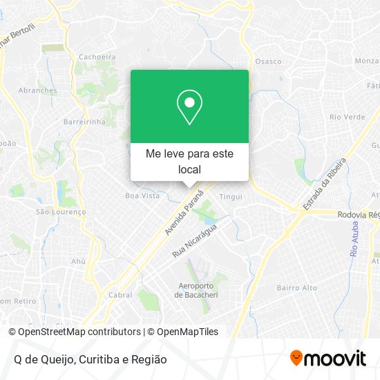 Q de Queijo mapa