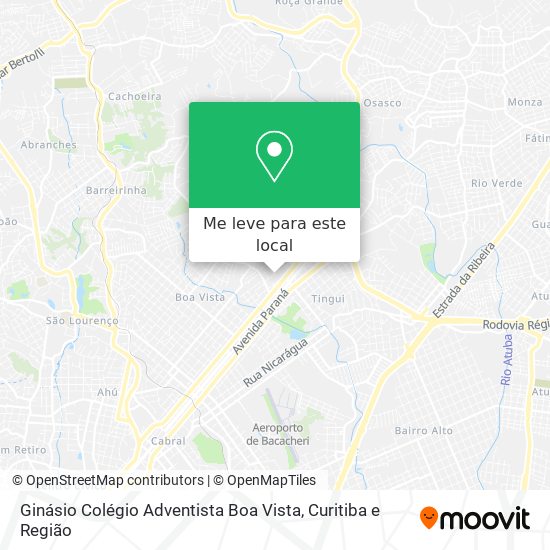 Ginásio Colégio Adventista Boa Vista mapa