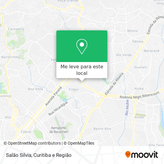 Salão Silvia mapa