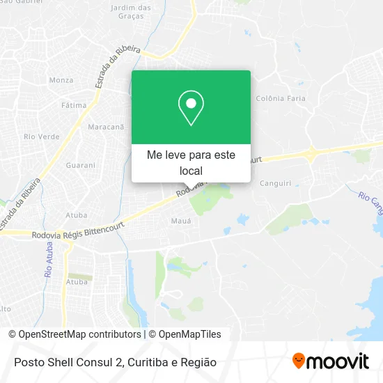 Posto Shell Consul 2 mapa