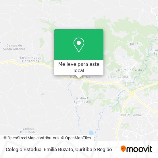 Colégio Estadual Emilia Buzato mapa