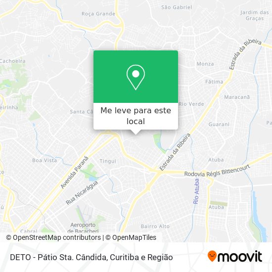 DETO - Pátio Sta. Cândida mapa