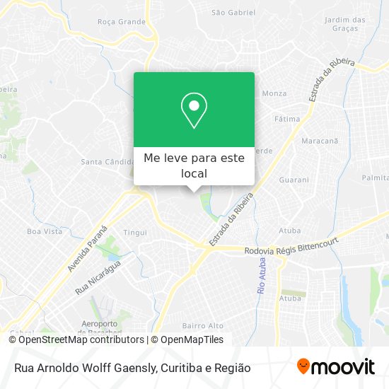 Rua Arnoldo Wolff Gaensly mapa