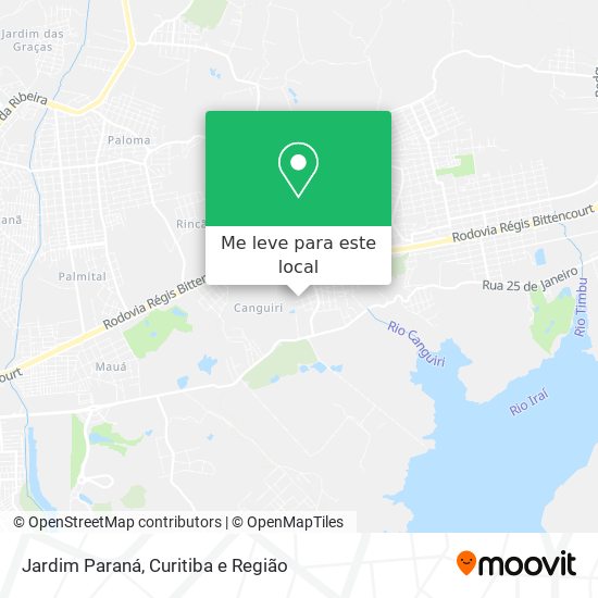 Jardim Paraná mapa