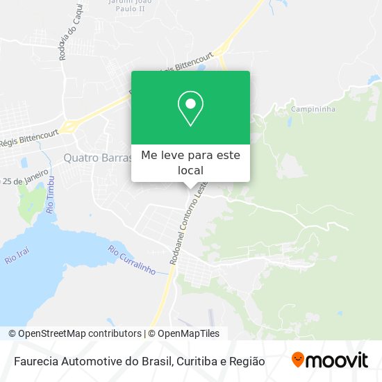 Faurecia Automotive do Brasil mapa