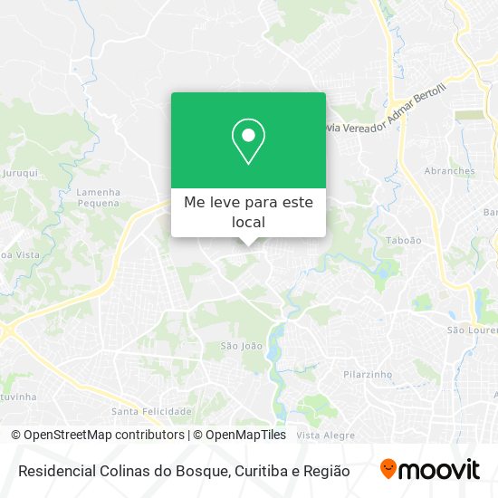 Residencial Colinas do Bosque mapa