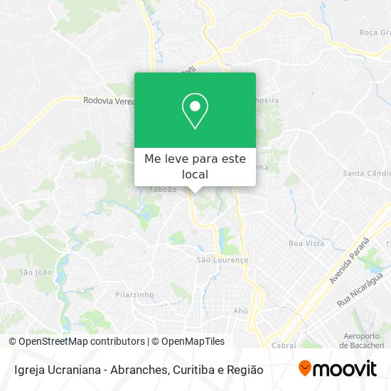 Igreja Ucraniana - Abranches mapa