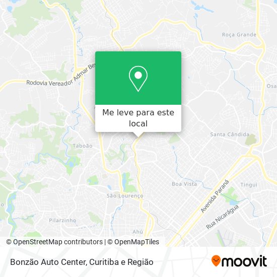 Bonzão Auto Center mapa
