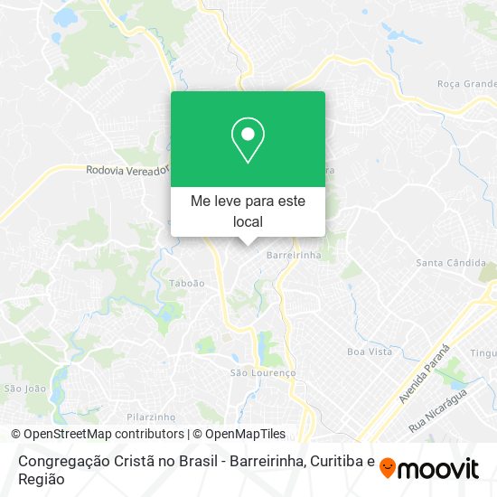 Congregação Cristã no Brasil - Barreirinha mapa
