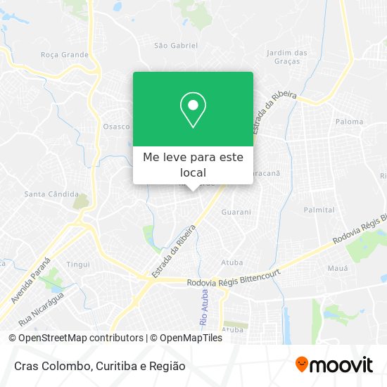 Cras Colombo mapa