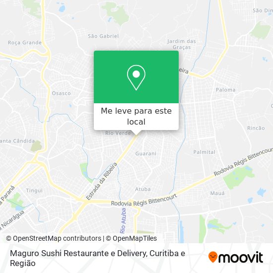 Maguro Sushi Restaurante e Delivery mapa