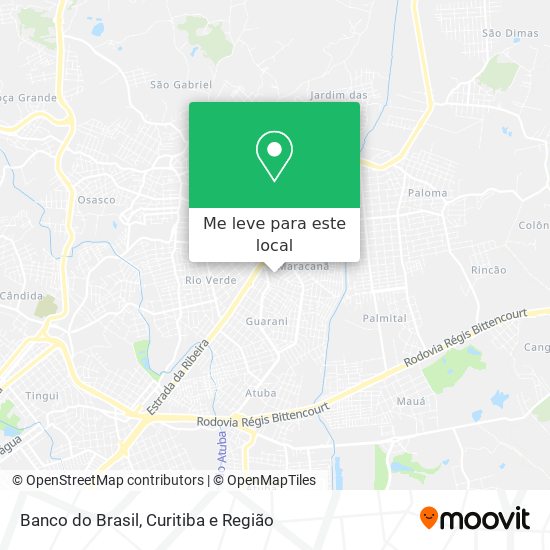 Banco do Brasil mapa