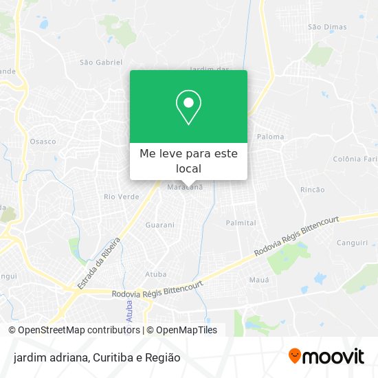 jardim adriana mapa