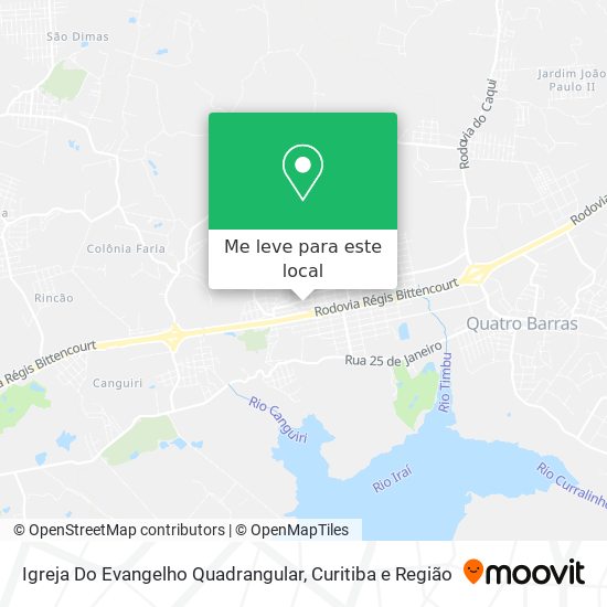 Igreja Do Evangelho Quadrangular mapa