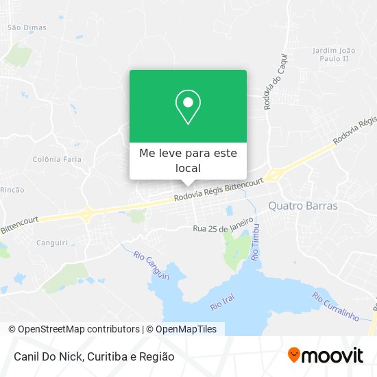 Canil Do Nick mapa