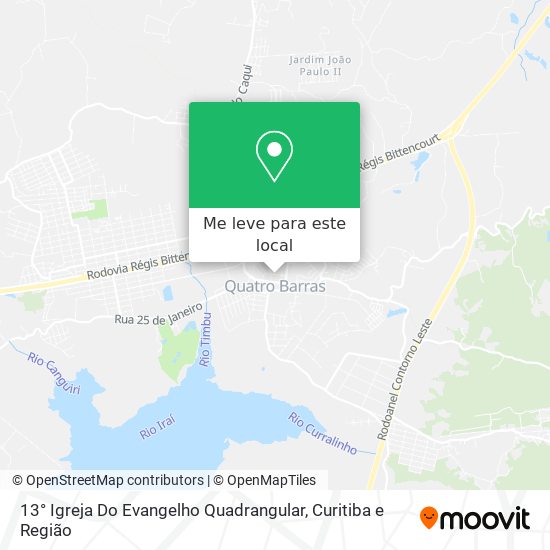 13° Igreja Do Evangelho Quadrangular mapa