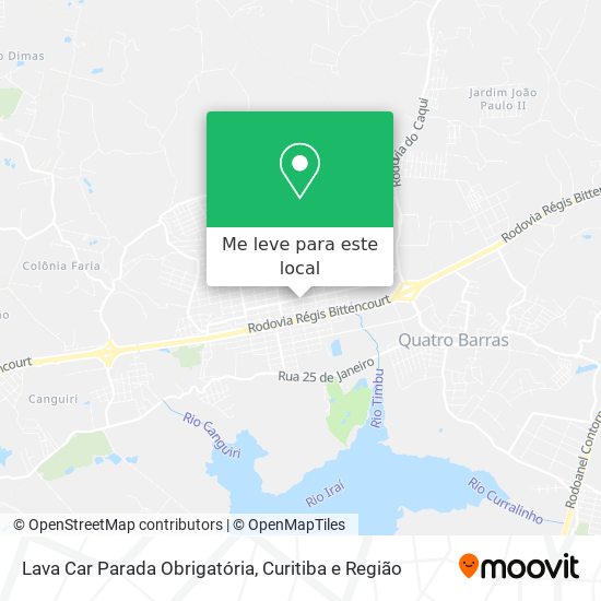 Lava Car Parada Obrigatória mapa