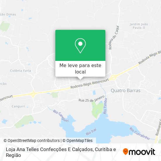 Loja Ana Telles Confecções E Calçados mapa