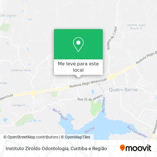 Instituto Ziroldo Odontologia mapa