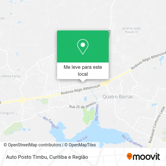 Auto Posto Timbu mapa