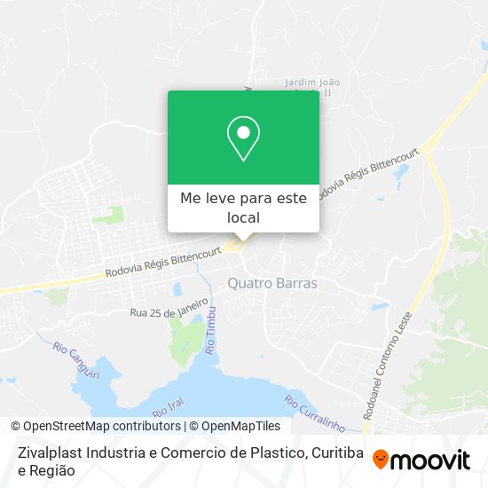 Zivalplast Industria e Comercio de Plastico mapa