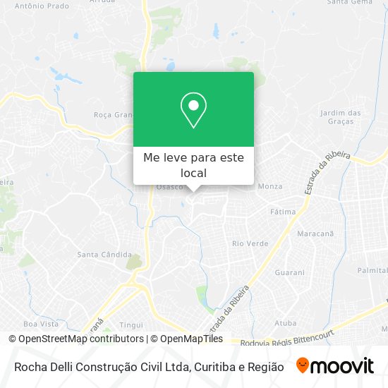 Rocha Delli Construção Civil Ltda mapa