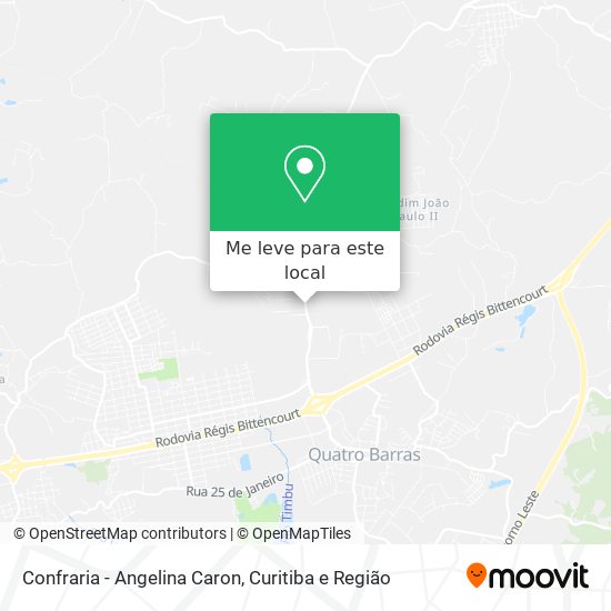 Confraria - Angelina Caron mapa