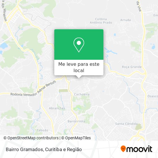 Bairro Gramados mapa