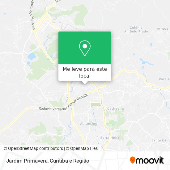 Jardim Primavera mapa