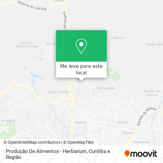 Produção De Alimentos - Herbarium mapa