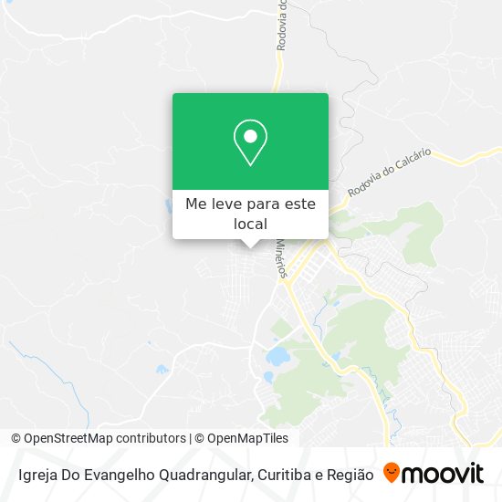 Igreja Do Evangelho Quadrangular mapa