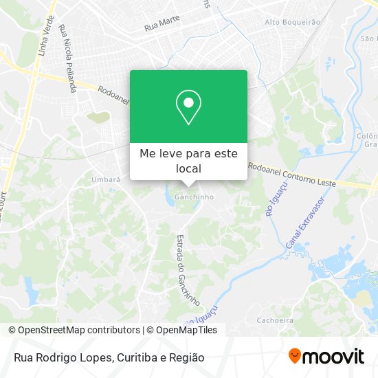 Rua Rodrigo Lopes mapa