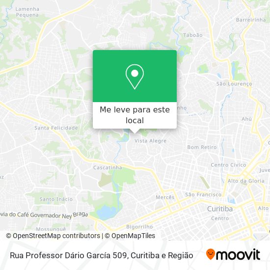 Rua Professor Dário García 509 mapa