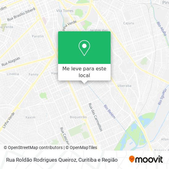 Rua Roldão Rodrigues Queiroz mapa