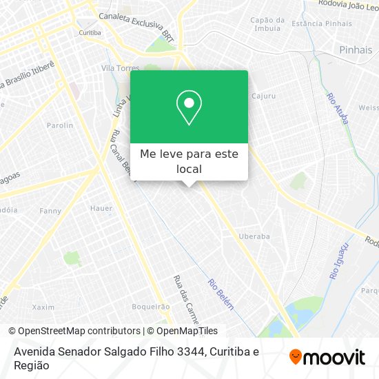 Avenida Senador Salgado Filho 3344 mapa