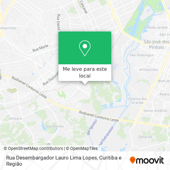 Rua Desembargador Lauro Lima Lopes mapa