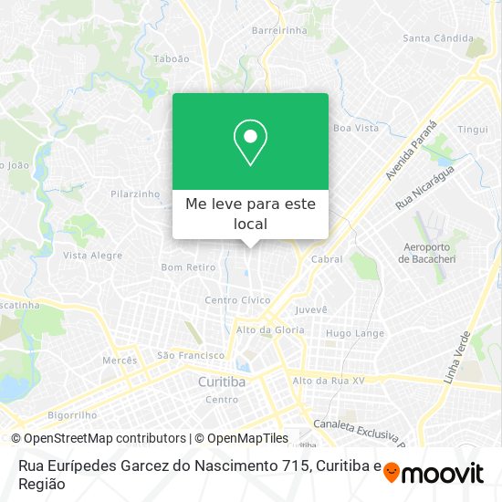 Rua Eurípedes Garcez do Nascimento 715 mapa