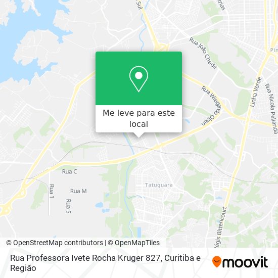Rua Professora Ivete Rocha Kruger 827 mapa