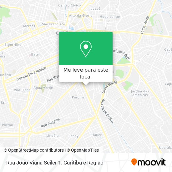 Rua João Viana Seiler 1 mapa