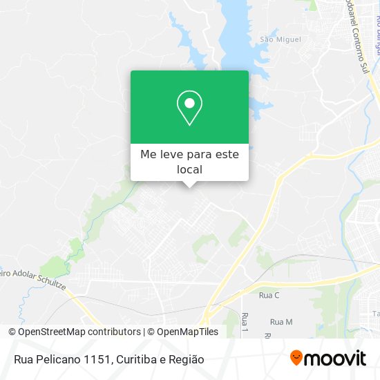Rua Pelicano 1151 mapa