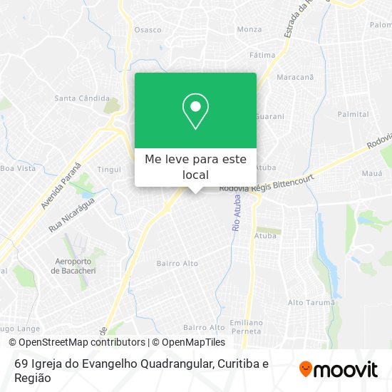 69 Igreja do Evangelho Quadrangular mapa