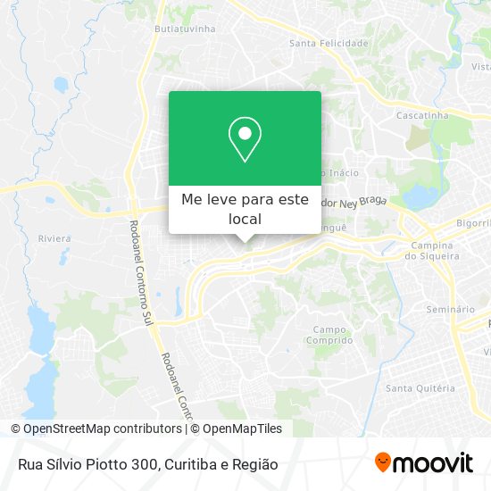 Rua Sílvio Piotto 300 mapa