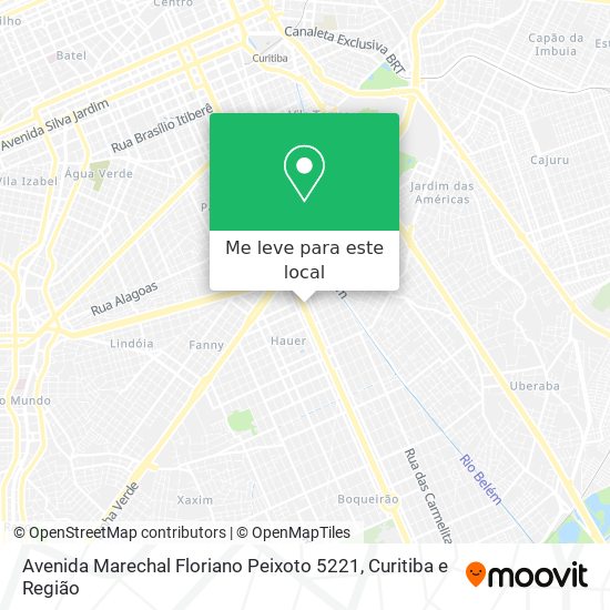 Avenida Marechal Floriano Peixoto 5221 mapa